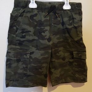 Camo Printed Cargo Shorts